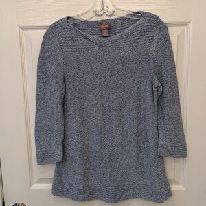 Chico's Blue Pullover Sweater
